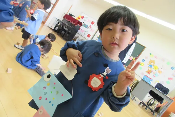 かわいいこいのぼりができました！